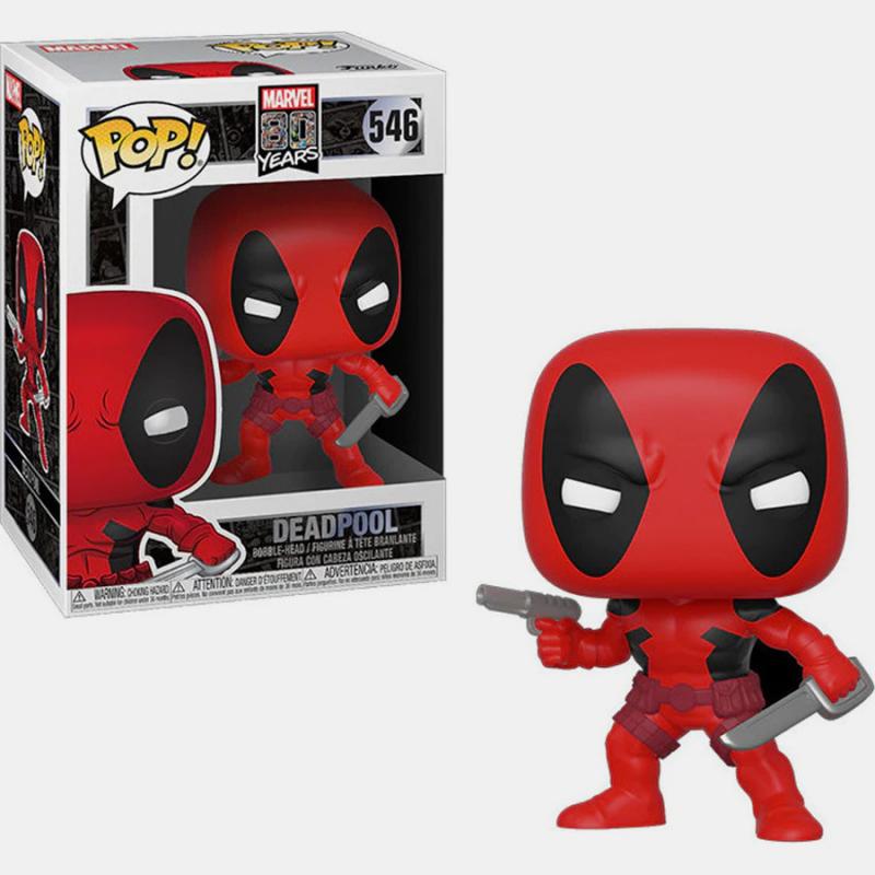 Funko Pop! Marvel 80th Years - First Appearance Deadpool #546 Bobble-Head Vinyl Figure