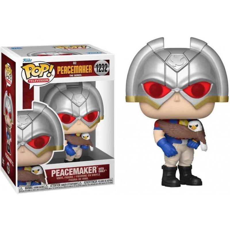 Funko Pop! Television: DC Peacemaker the Series - Peacemaker with Eagly #1232 Vinyl Figure