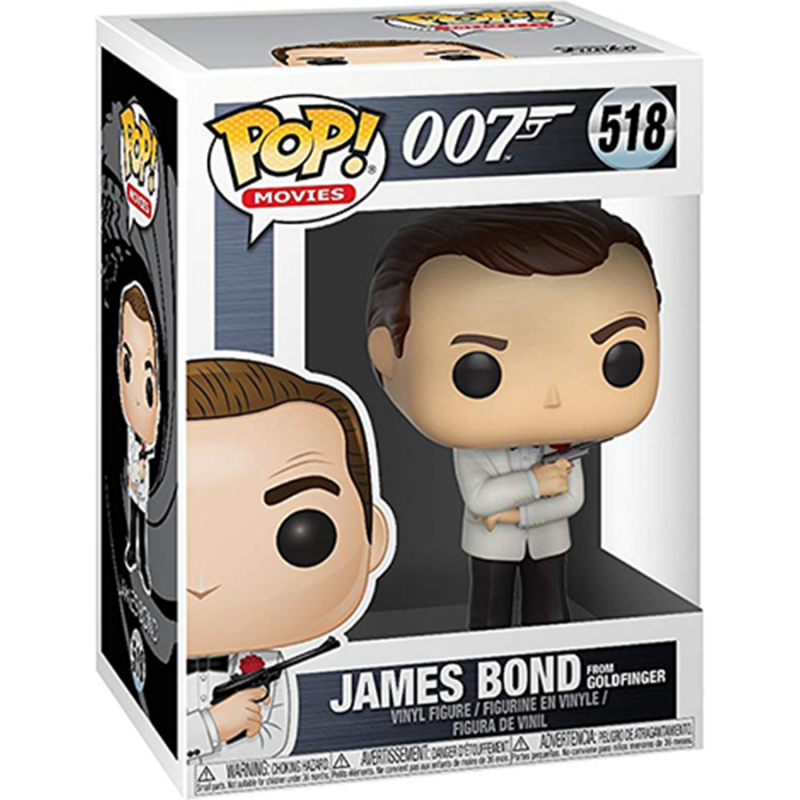 Funko POP! Movies James Bond - 518 Sean Connery (White Tux) Vinyl Figure 10cm