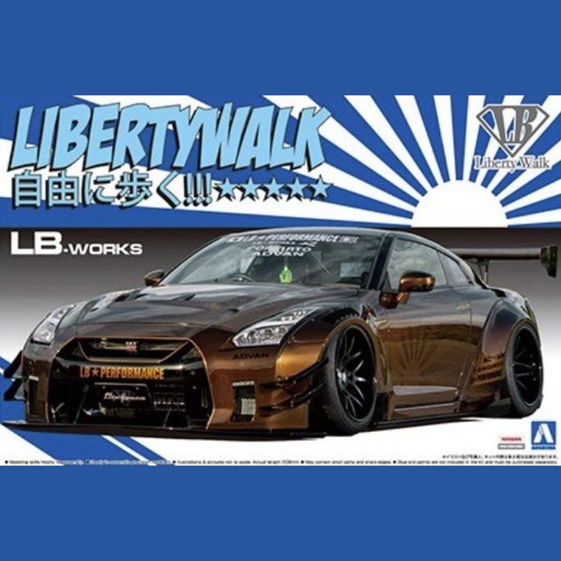 1/24 Libertywalk Nissan R35 GT-R Type 2 LB Works - Aoshima