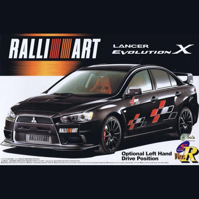 Aoshima: 1/24 Ralliart Lancer Evolution X