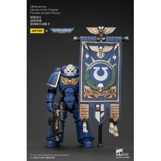 Warhammer 40k Action Figure 1/18 Ultramarines Heroes of the Chapter Primaris Ancient Posca 20 cm
