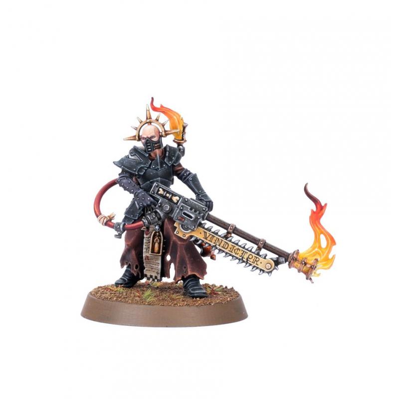 Adepta Sororitas - Ministorum Priest with Vindicator - Warhammer 40K
