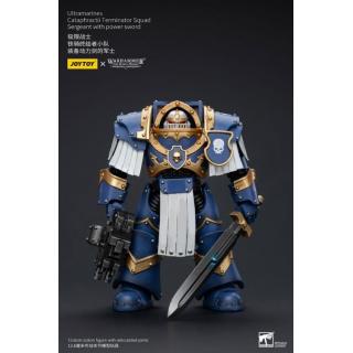 Warhammer The Horus Heresy Action Figure 1/18 Ultramarines Cataphractii Terminator Squad Sergeant wi
