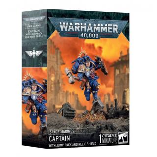 Space Marines - Captain w/Jump Pack & Relic Shield - Warhammer 40K