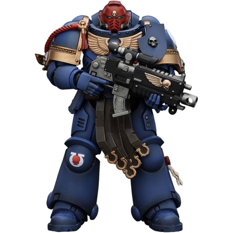 Warhammer 40,000: Space Marine 2 Action Figure Ultramarines Sergeant Gadriel Collectors Edition 13 c