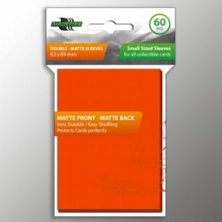 Blackfire Small Sleeves - Double-Matte Orange (60 Sleeves)