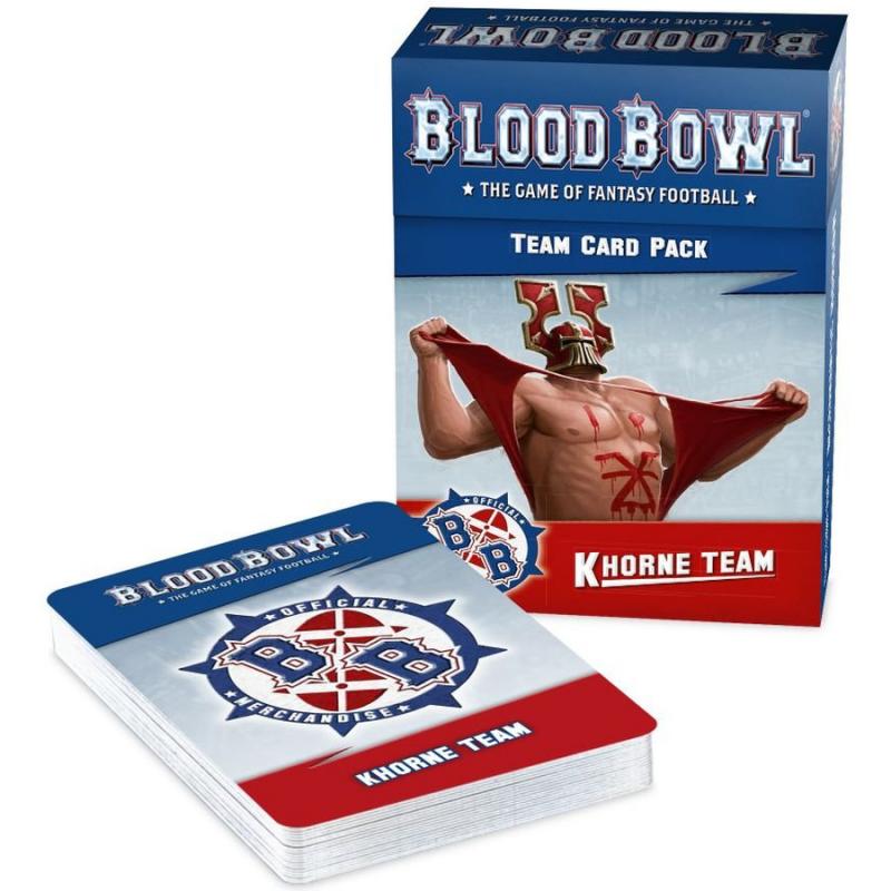 BLOOD BOWL: KHORNE TEAM CARD PACK