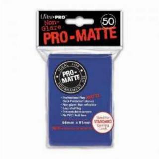 UP - Standard Sleeves - Pro-Matte - Non Glare - Blue (50 Sleeves)