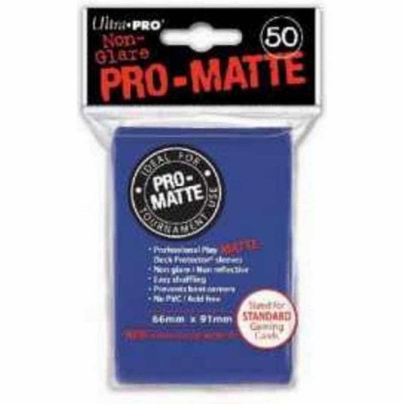 Ultra Pro - Standard Sleeves - Pro-Matte - Non Glare - Blue (50 Sleeves)