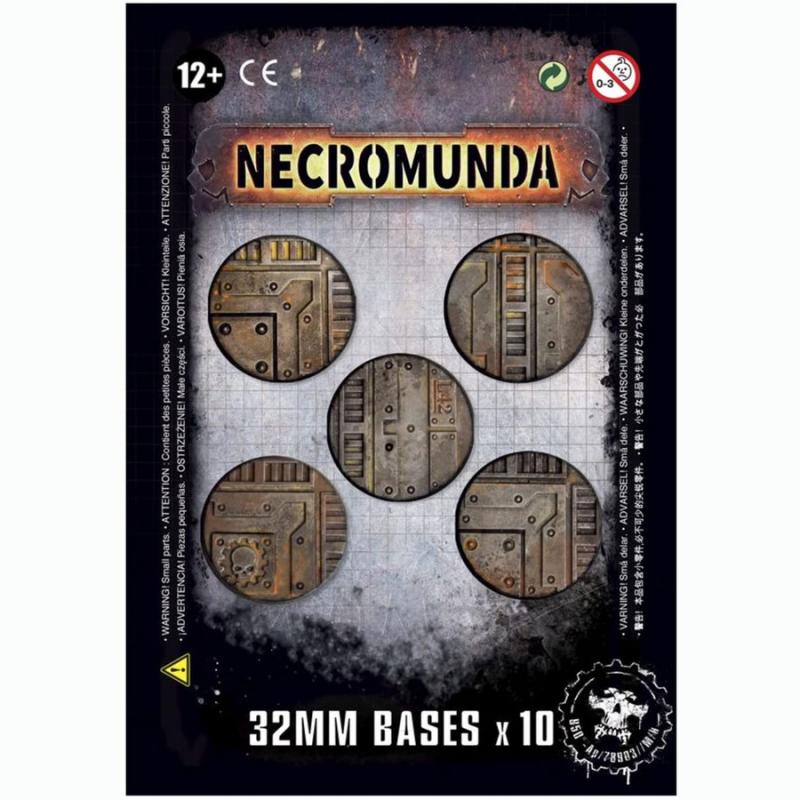 32mm Bases (x10) - Necromunda