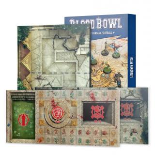 Lizardmen Pitch & Dugouts - Blood Bowl