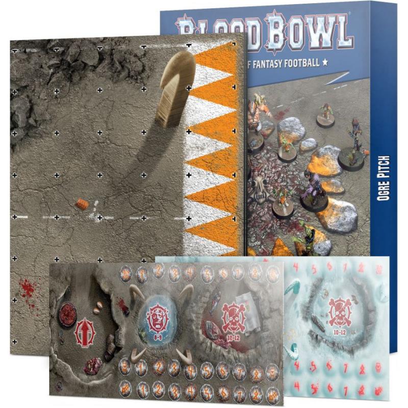 Ogre Team Pitch & Dugouts - Blood Bowl
