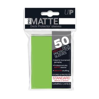 UP - Standard Sleeves - Pro-Matte - Non Glare - Green (50 Sleeves)