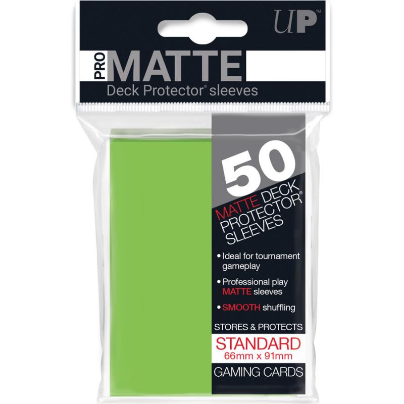 UP - Standard Sleeves - Pro-Matte - Non Glare - Green (50 Sleeves)