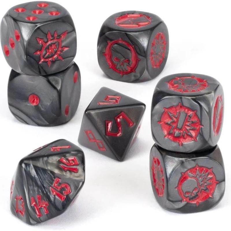 Chaos Chosen Team Dice Set - Blood Bowl