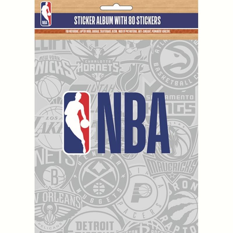 Sticker Album NBA με 80 PVC Αυτοκόλλητα (Anti-Sunlight, Permanent Adhesive)