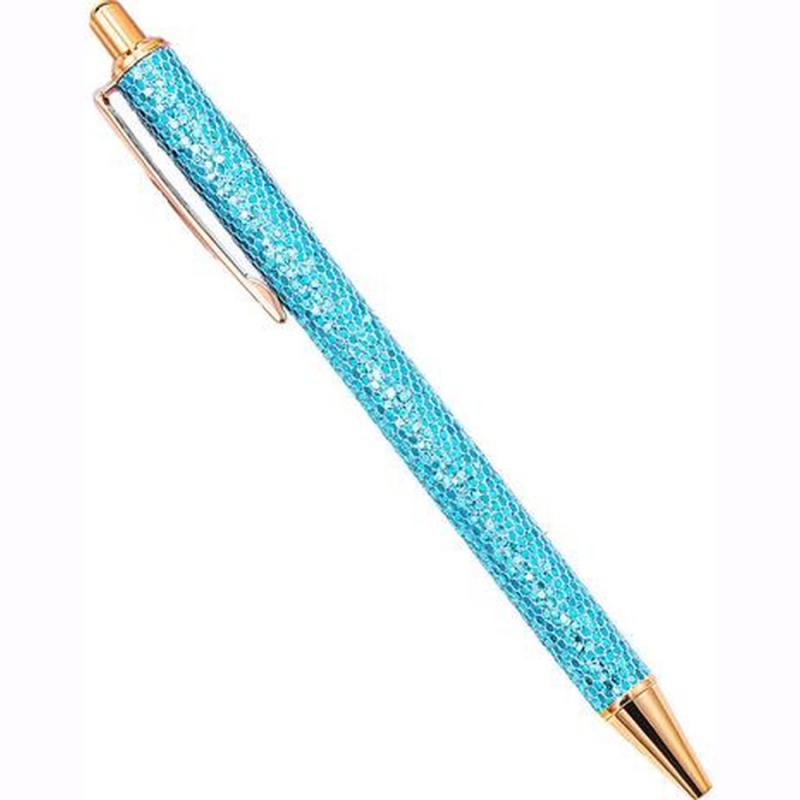 Funky Fish Pen Light Blue Strass