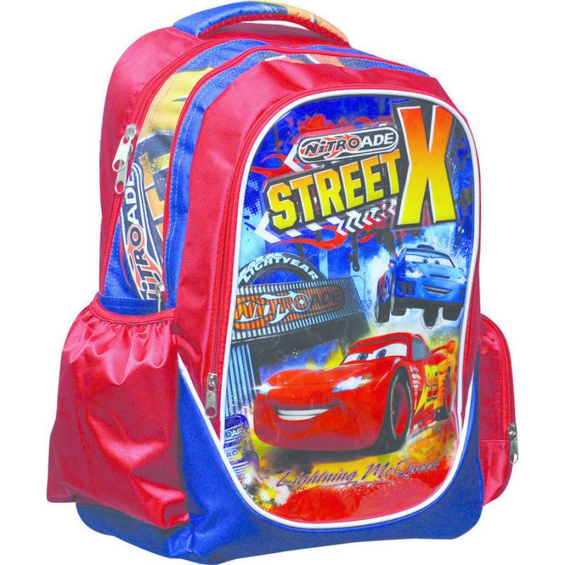 GIM Τσάντα Δημοτικού Οβάλ Cars Street X