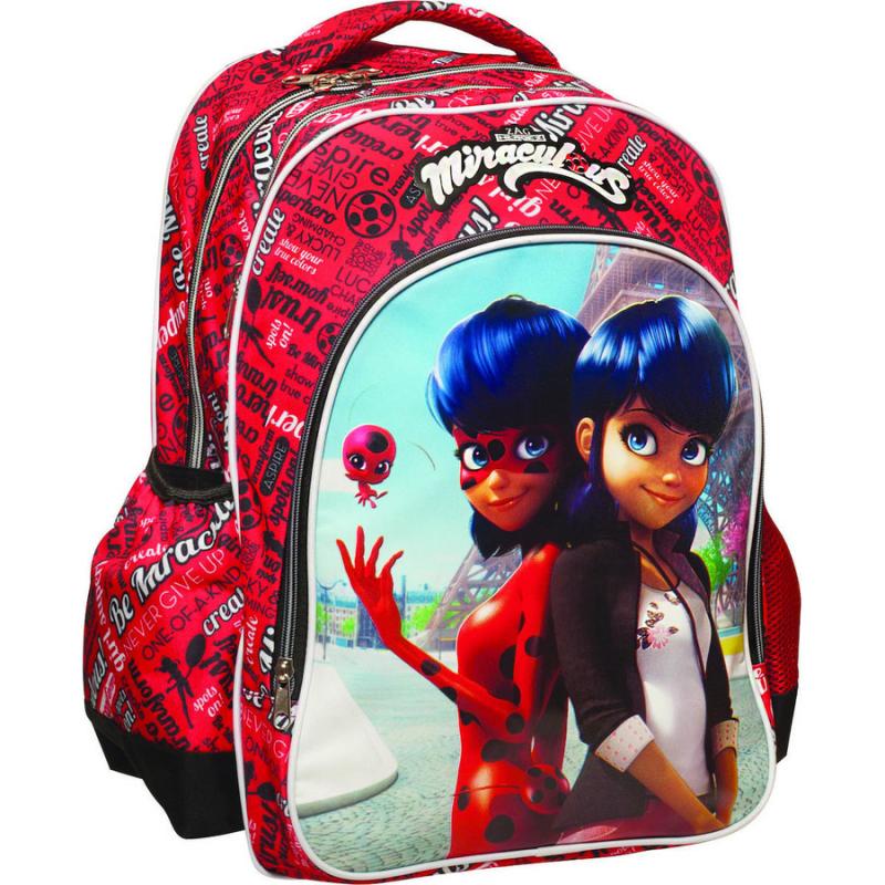 Gim Τσάντα Δημοτικού Οβάλ Ladybug Paris