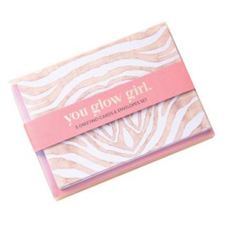 Funkyfish Greeting Cards (5 pc) You Glow Girl