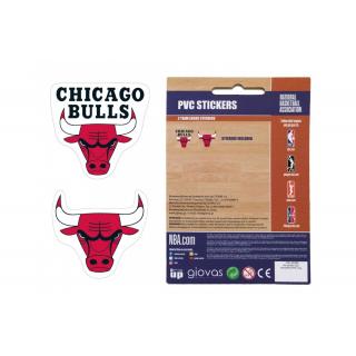 Chicago Bulls - PVC Stickers NBA 2 Logos Team