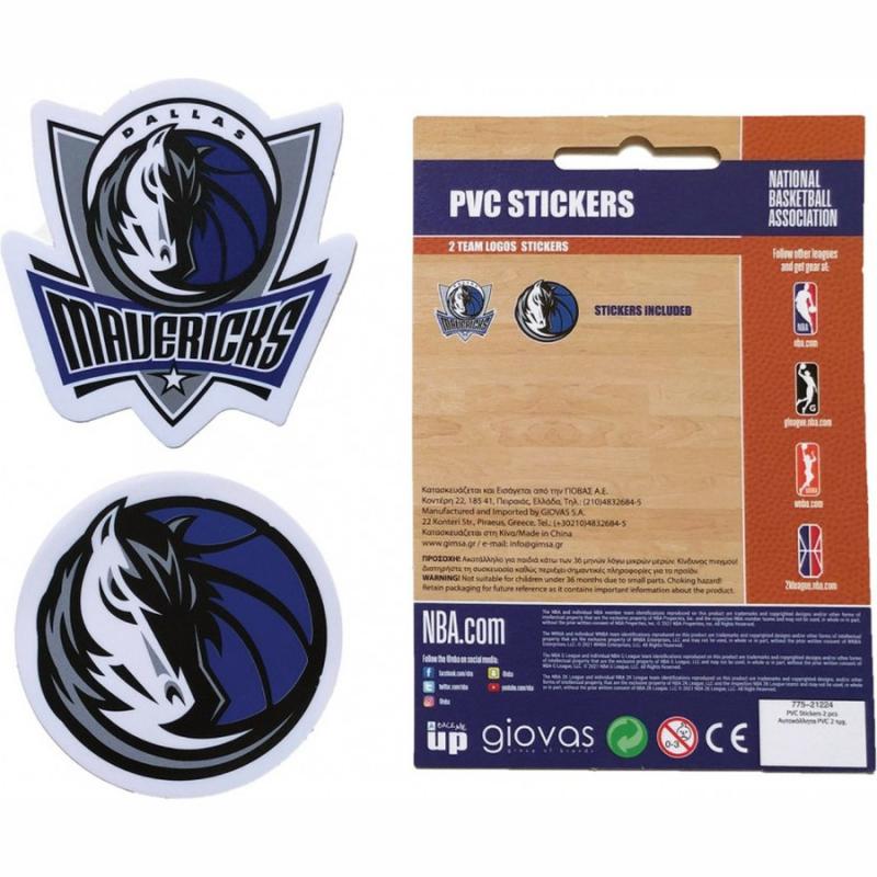 Dallas Mavericks - PVC Stickers NBA 2 Logos Team