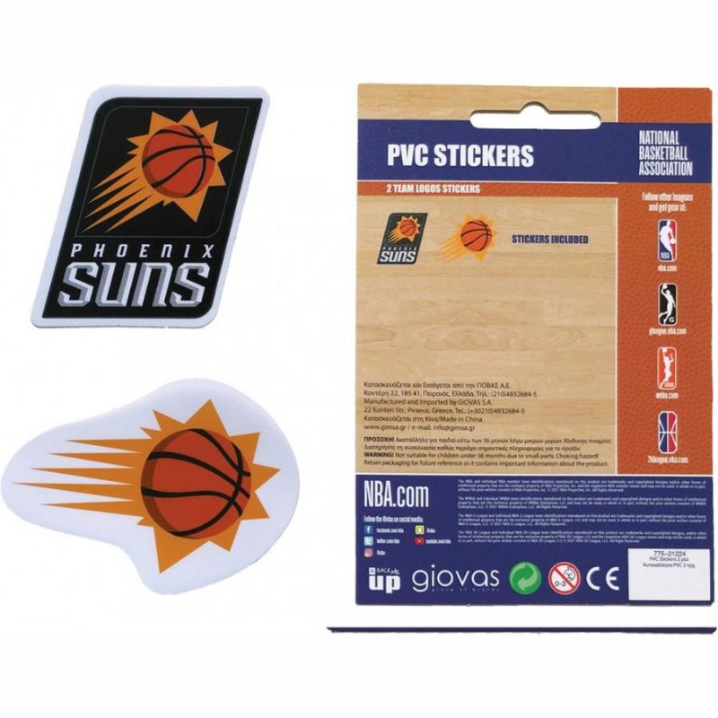 Phoenix Suns - PVC Stickers NBA 2 Logos Team