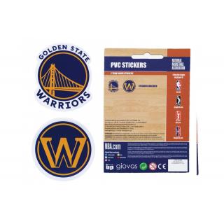 Golden State Warriors - PVC Stickers NBA 2 Logos Team