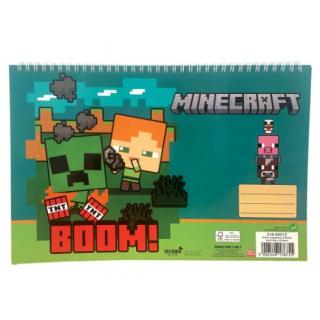Gim Μπλοκ Ζωγραφικής Α4 30 φ. Minecraft