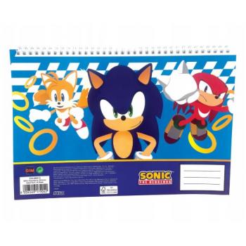 Gim Μπλοκ Ζωγραφικής Α4 30 φ. Sonic the Hedgehog