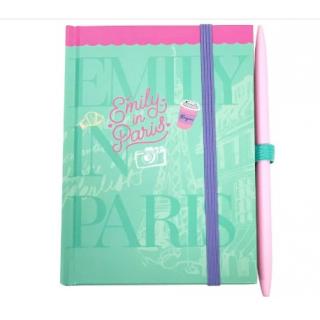GIM Σημειωματάριο Α6 με Στυλό Netflix Emily in Paris Macarons