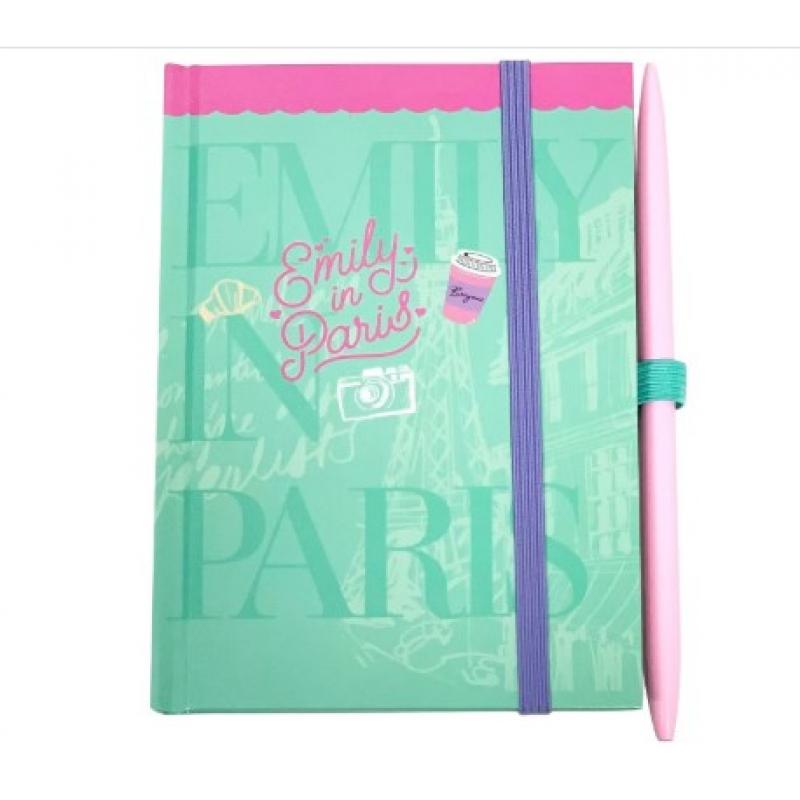 GIM Σημειωματάριο Α6 με Στυλό Netflix Emily in Paris Macarons