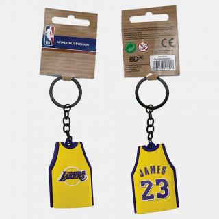 NBA Μπρελόκ Jersey Los Angeles Lakers - LeBron James #23