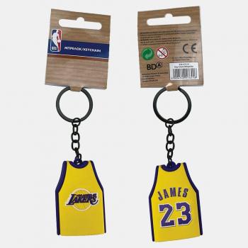 NBA Μπρελόκ Jersey Los Angeles Lakers - LeBron James #23
