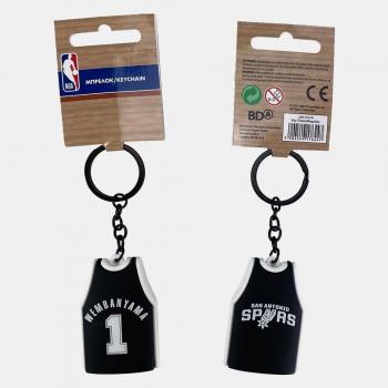 NBA Μπρελόκ Jersey San Antonio Spurs - Viktor Wembanyama #1