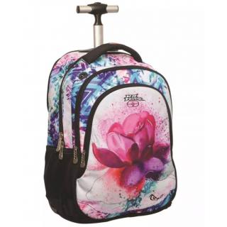 Back Me Up Trolley Bag No Fear Angry Flowers