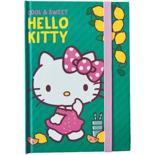 Gim Μπλοκάκι με Λαστιχο Hello Kitty Lemonade