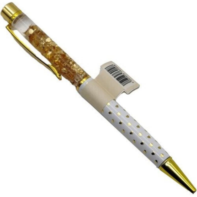 Funky Fish Pen White Gold Hearts