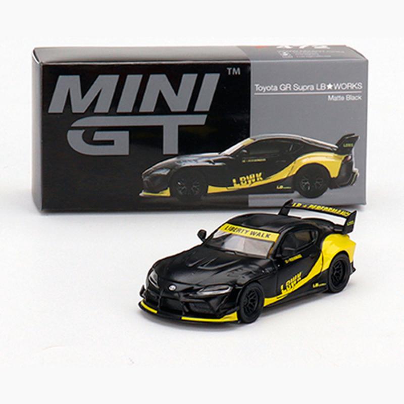1:64 Mini GT Toyota GR Supra LB Works Matte Black #472