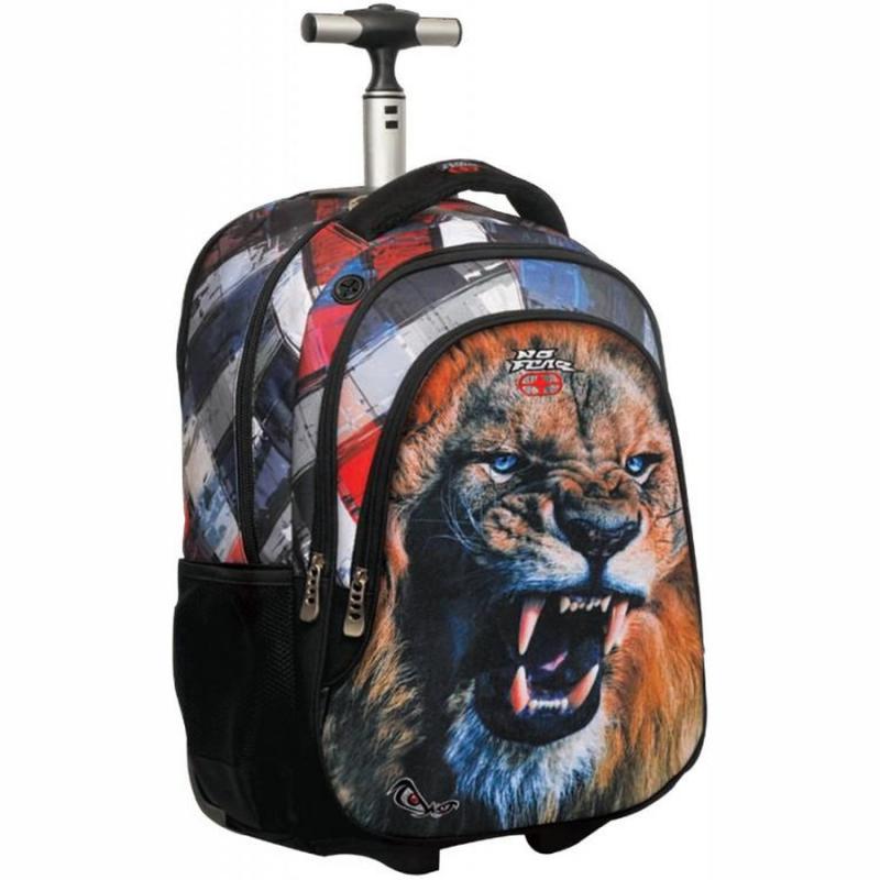 Back Me Up Trolley Bag No Fear Lion