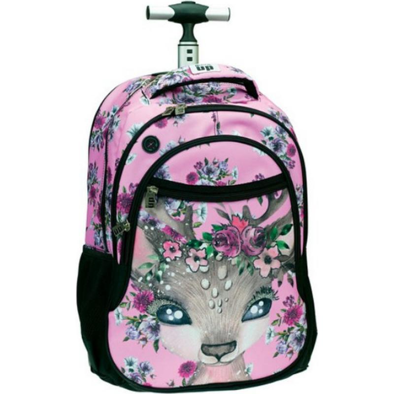Back Me Up Trolley Pink Deer