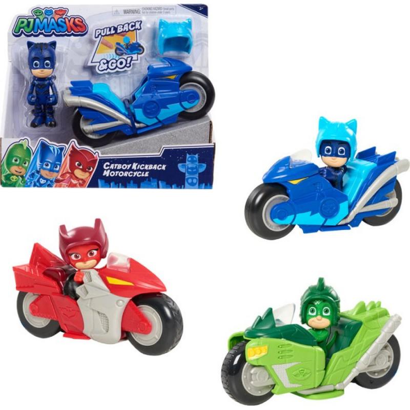 Owlette Kickback Motorcycle -PJ Masks Kickback Μηχανή με Φιγούρα