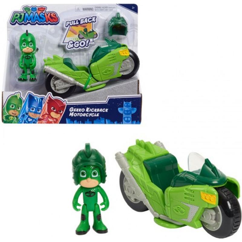 Catboy Kickback Motorcycle -PJ Masks Kickback Μηχανή με Φιγούρα