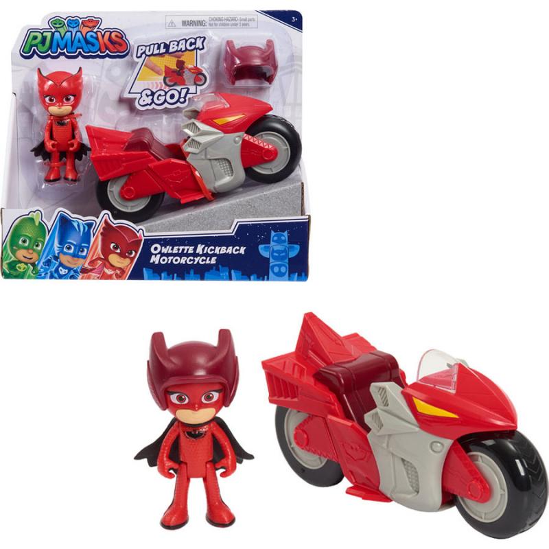 Gekko Kickback Motorcycle -PJ Masks Kickback Μηχανή με Φιγούρα