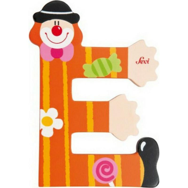 Sevi Ξύλινο Γράμμα Ε Κλόουν