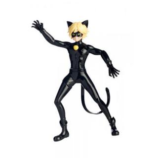 Miraculous Deluxe Φιγούρα με Λειτουργίες 19 εκ. - Cataclysm Cat Noir