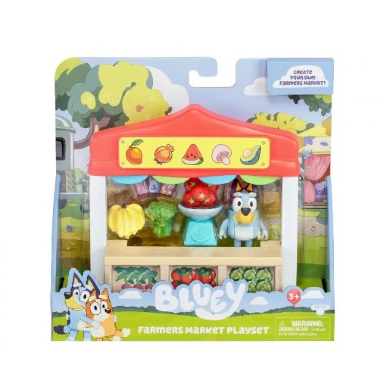 Bluey Mini Set Παιχνιδιού - Farmer's Market Playset