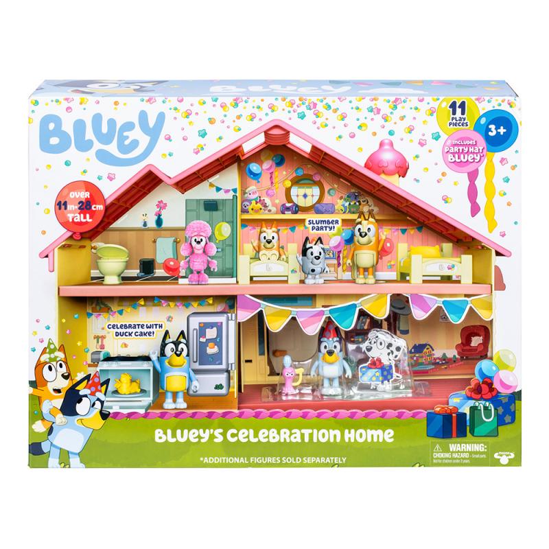 Bluey Σετ Παιχνιδιού Σπίτι Ώρα για Πάρτυ