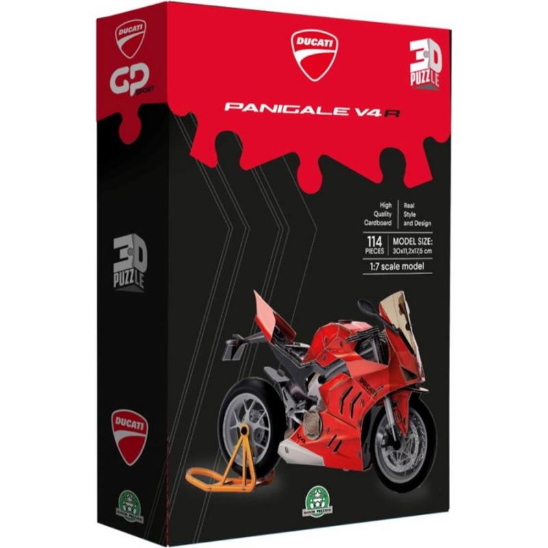 GP Sport 3D Puzzle Ducatti Panigale V4S 115 pcs 1:7 scale (34 x11 x 18 cm)